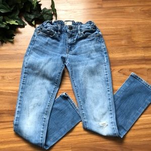 Girls GAP Distressed Skinny Jeans Adjustable Waist